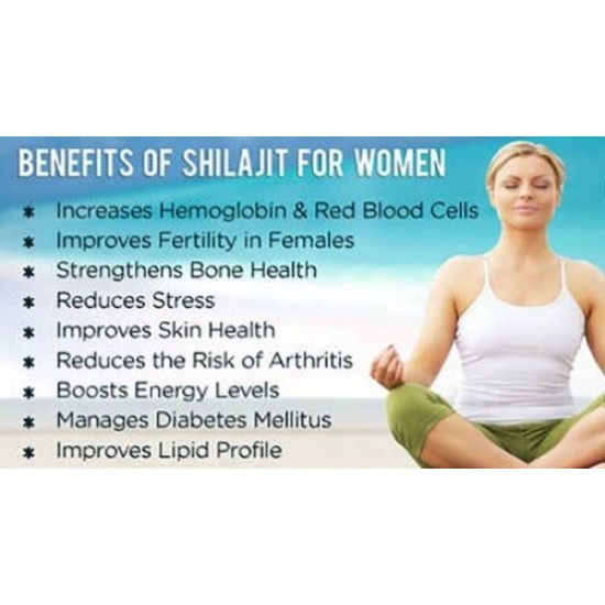 Pure Himalayan Shilajit, Soft Resin, Improves Fertility Female Boost testosterone and sperm in Male