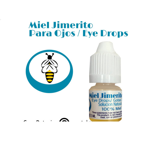 Castor Oil and  Jimerito Honey Combo Eye Drops from HONDURAS Dr. Sebi Approved  