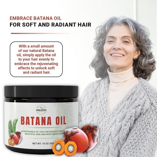 Batana Oil for Hair and Skin Pure from Honduras (Dr. Sebi Approved Oil that promote hair growth 2oz