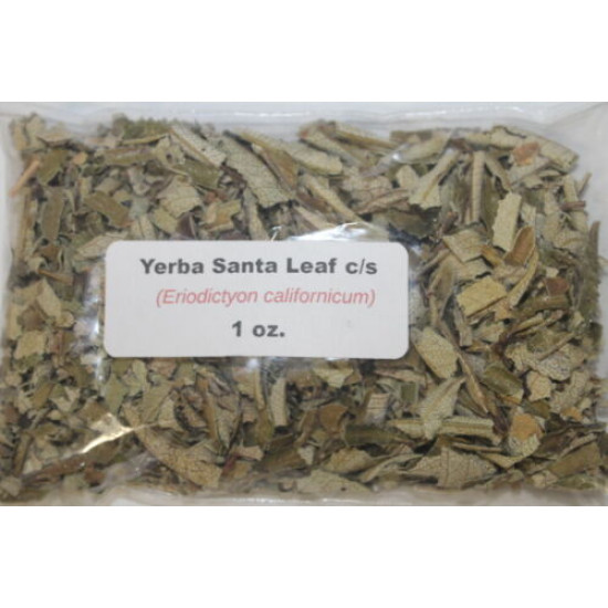 Yerba Santa Leaffor respiratory conditions such as colds, bronchitis, and asthma
