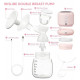 Electric Double Wearable Breast Pump Hands Free Suction Milk Feeding NEW