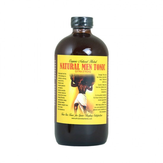 Tonic For Men Organic Natural Boosts blood flow for better sexual function ensure vigor and vitality in Men- 16 oz.