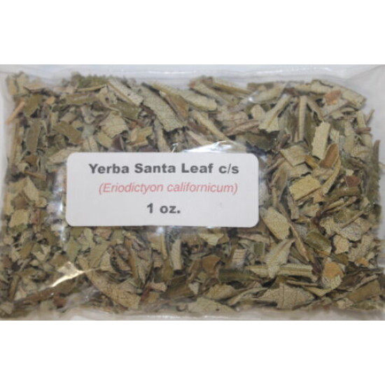  Yerba Santa leaf has traditionally been used as a respiratory tonic