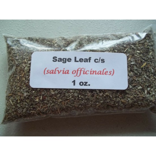 Sage Leaf (Salvia officinalis) 1 oz. 