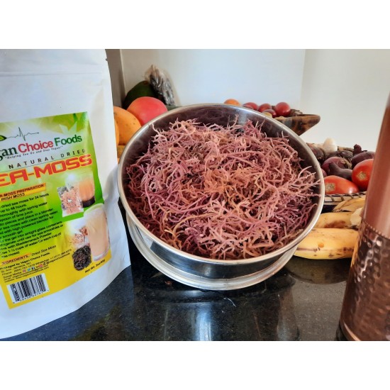 Sea Moss Purple Dried/Irish Moss (Dr. Sebi Approved) 100% Wildcrafted- From Zanzibar Beach 16oz/1lbs