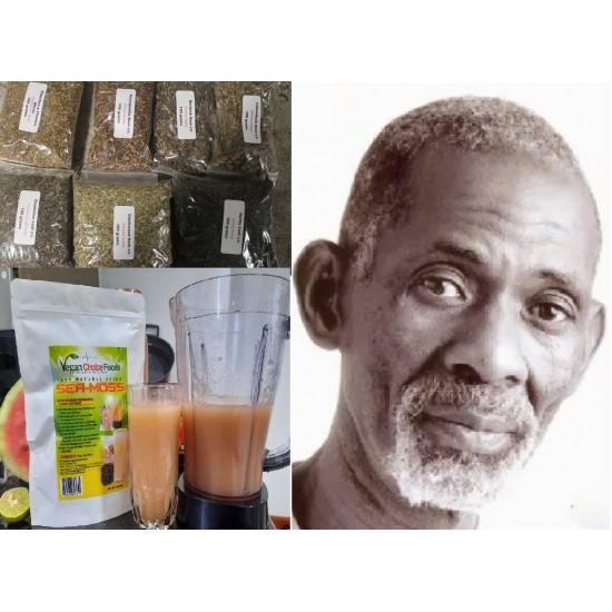 Heal Sickle Cell Anemia/Cancer -Iron Fluorine/Potassium Phosphate Package Herbs High in  8 Dr. Sebi Approved Herbs Rich in Iron with 2 packs purple sea moss