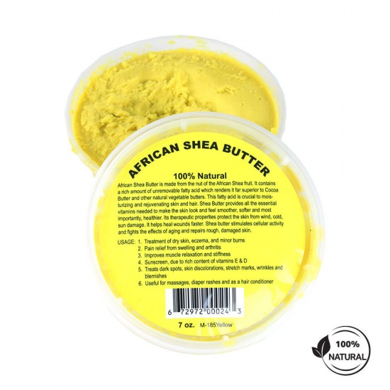 Natural African Shea Butter 100%  From Africa heal cuts and scrapes, soothe skin problems, skin moisture, fight breakouts and anti-aging 4oz