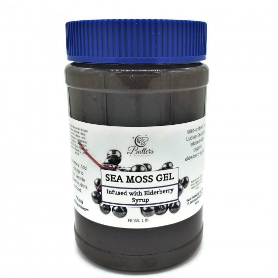 Elderberry Sea Moss Gel- Dr. Sebi Recommended 