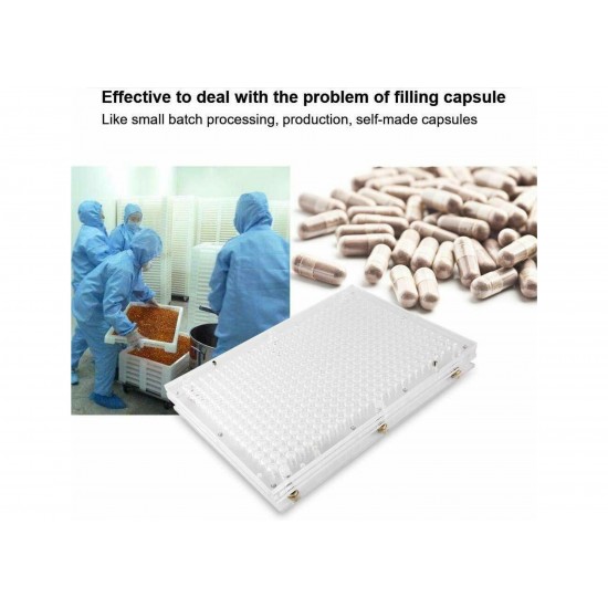 Capsule 400 Holes Filling Machine Size Capsules for vitamins, herbs, and essential oils.