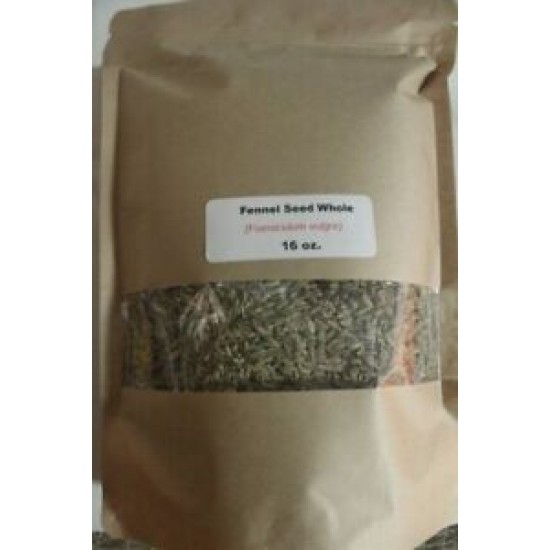 16 oz. Fennel Seed, Whole (Foeniculum vulgare)