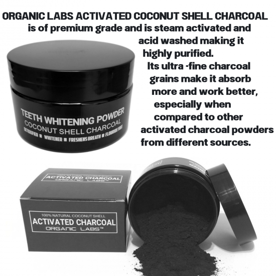 Activated Charcoal Powder Bamboo Toothpaste & Toothbrushes Teeth Whitening Kit