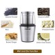 Electric Spices and Herb Grinder with 2.5 Ounce Two Detachable Cups
