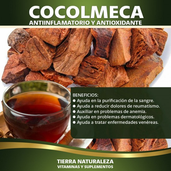 Cocolmeca Hierba 100% Organica y Natural – 8 oz 