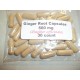 Ginger Root Powder Capsules (Zingiber officinale) 500 mg.  30 count