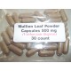 Mullein Leaf Powder Capsules (Verbascum Thapsus) 500 mg. - 30 Count