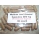 Mullein Leaf Powder Capsules (Verbascum Thapsus) 500 mg. - 30 Count