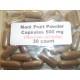 Noni Fruit Powder Capsules (Morinda citrifolia) 500 mg - 30 Count