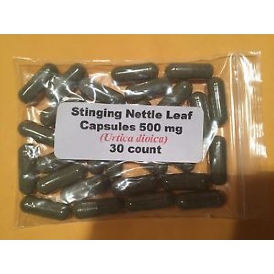  Nettle Leaf Capsules (Urtica dioica) 500 mg - 30 count