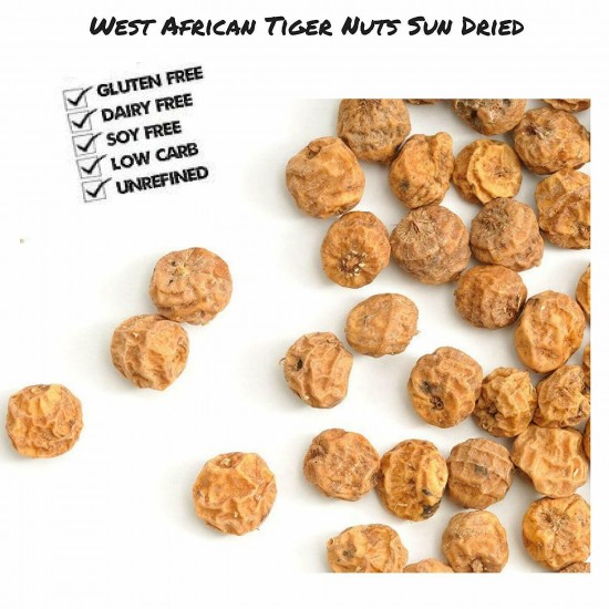 Tiger Nuts From West Africa Organic Raw Tiger nut Sun Dried 12 oz 