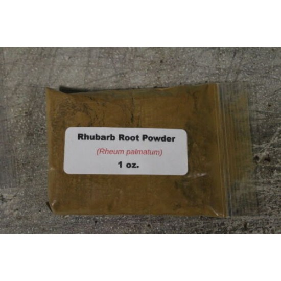 Rhubarb Root Powder (Rheum palmatum) 1oz/16oz